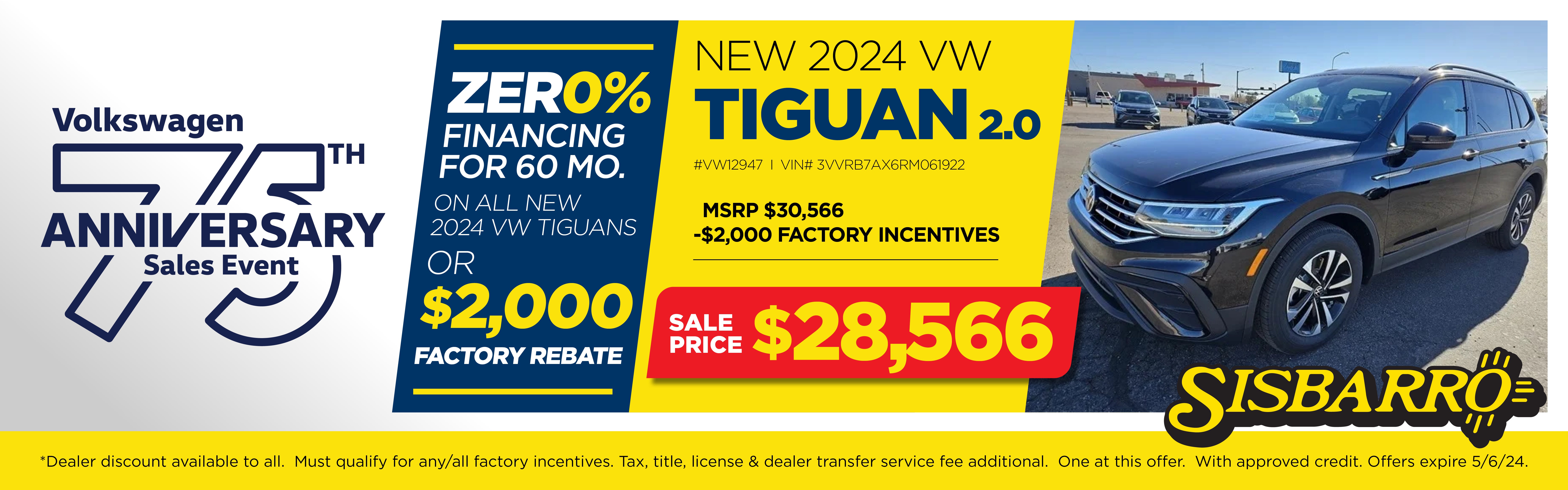 2024 VW Tiguan 2.0