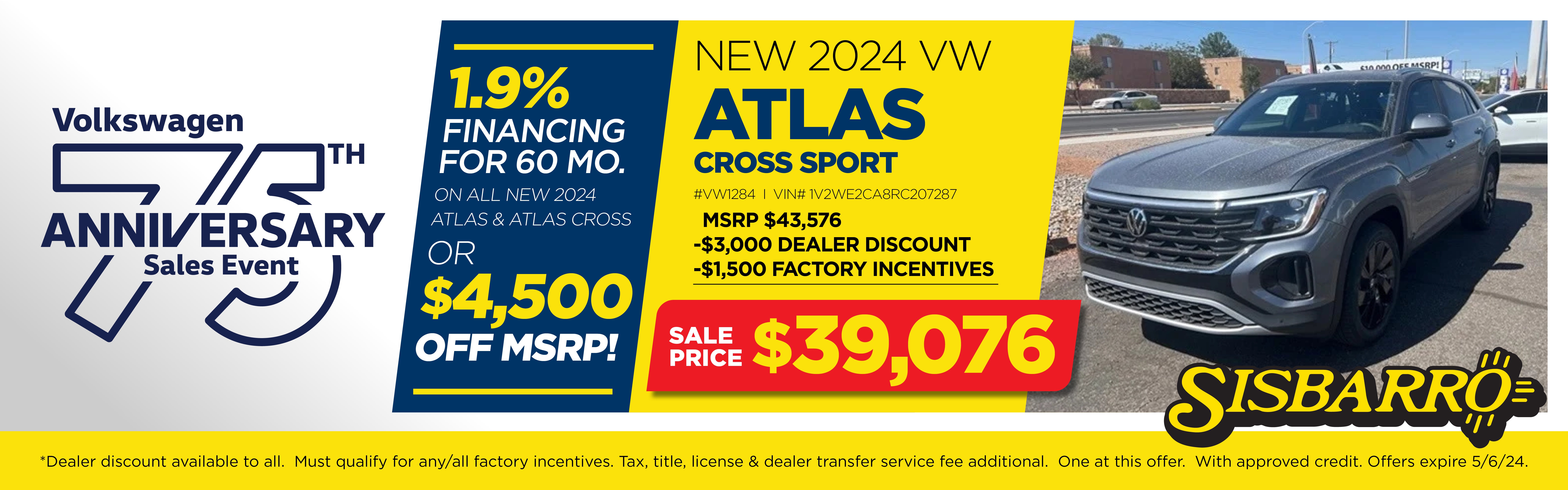 2024 VW Atlas Cross Sport