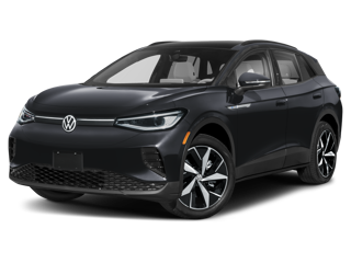 black 2023 vw ID4 front angle view