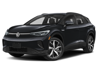 black 2024 volkswagen id.4 front angle view