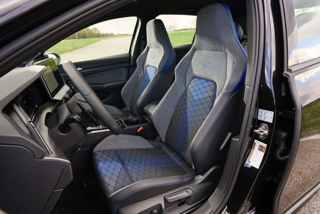 The Volkswagen Golf R Black Edition Interior Seats