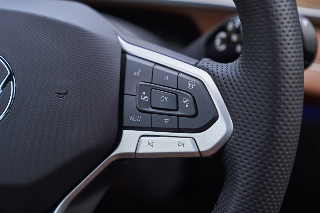 2026 VW Tiguan Steering Wheel Detail