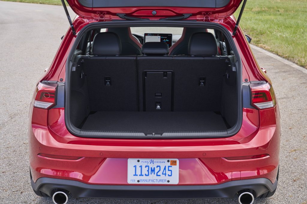 2025 Golf GTI Rear Cargo Space