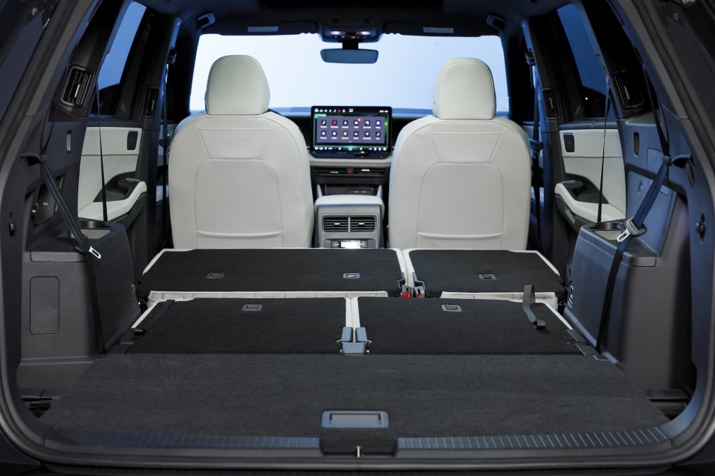 2027 VW Atlas Center Cargo Space with Seats Folded