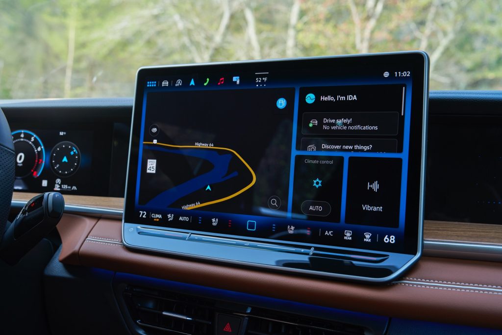 The Well-Organized And Neatly Designed 10.25-Inch Digital Cockpit Pro Instrument Cluster