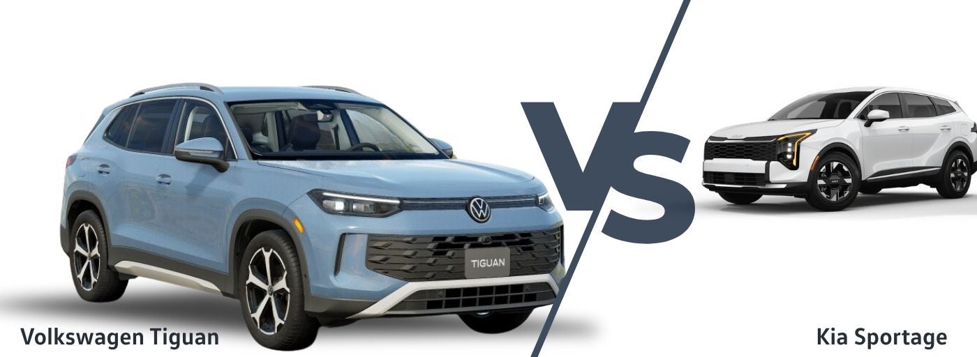 Volkswagen Tiguan vs the Kia Sportage