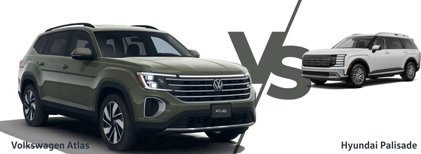 Volkswagen Atlas vs the Hyundai Palisade