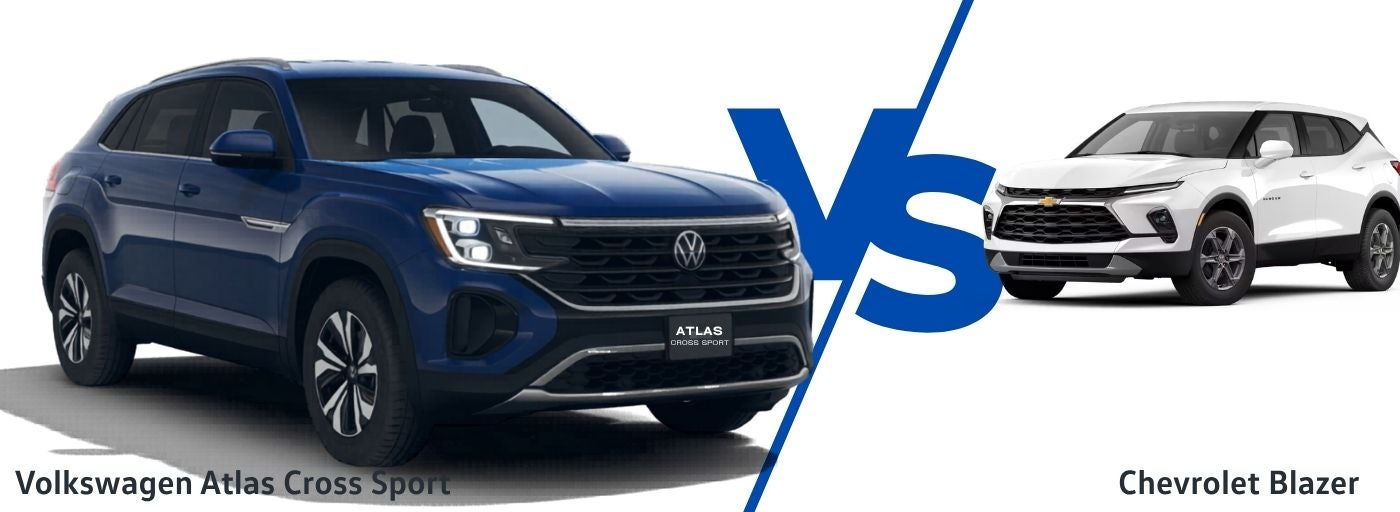 Volkswagen Atlas Cross Sport vs the Chevrolet Blazer