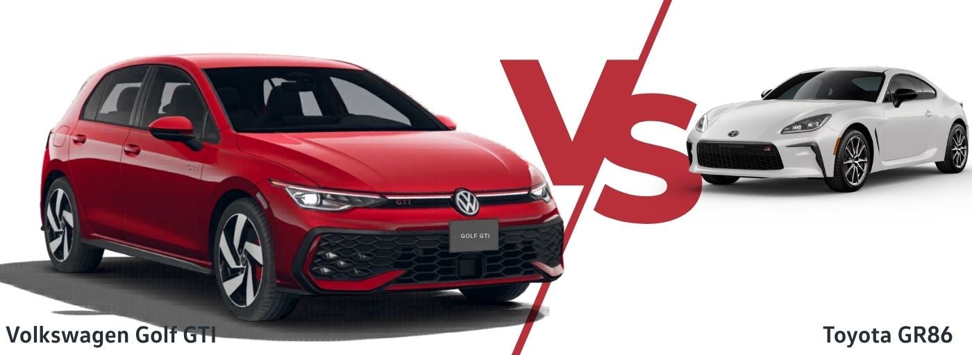 Volkswagen Golf GTI vs the Toyota GR86