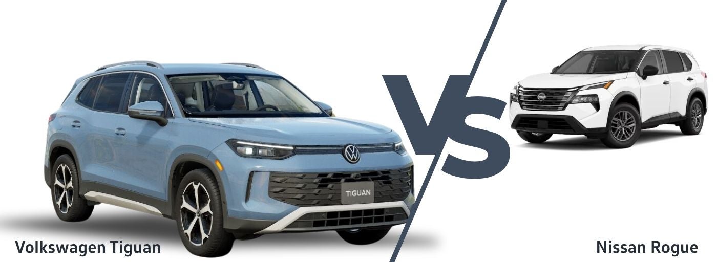 Volkswagen Tiguan vs the Nissan Rogue