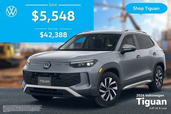 Offer on a new 2026 Volkswagen Tiguan