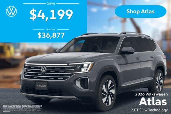Offer on a new 2026 Volkswagen Atlas