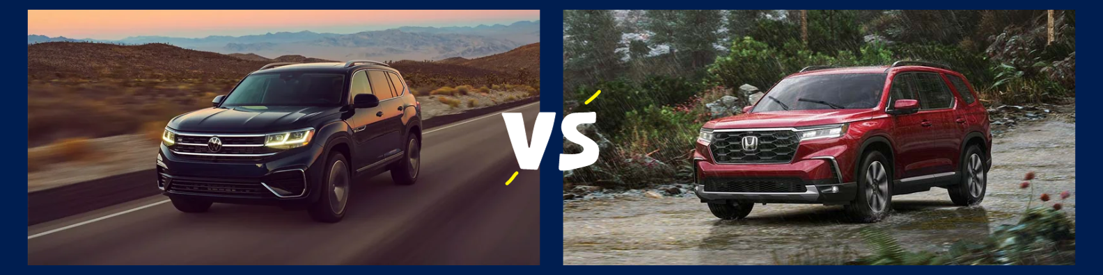 2023 vw atlas vs 2023 honda pilot