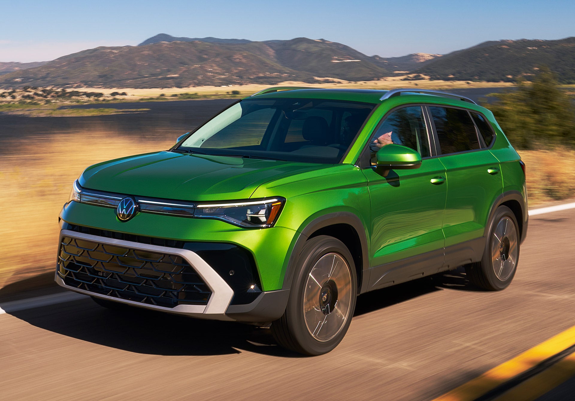 Volkswagen Taos running shot