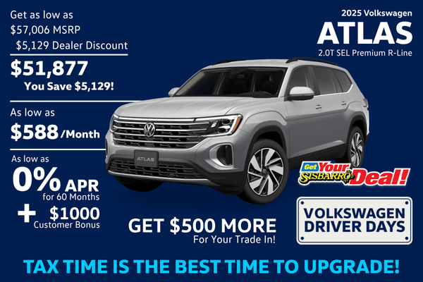 April 2026 Volkswagen Atlas Offers
