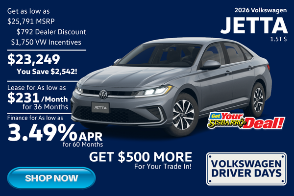 April 2026 Volkswagen Jetta Offers