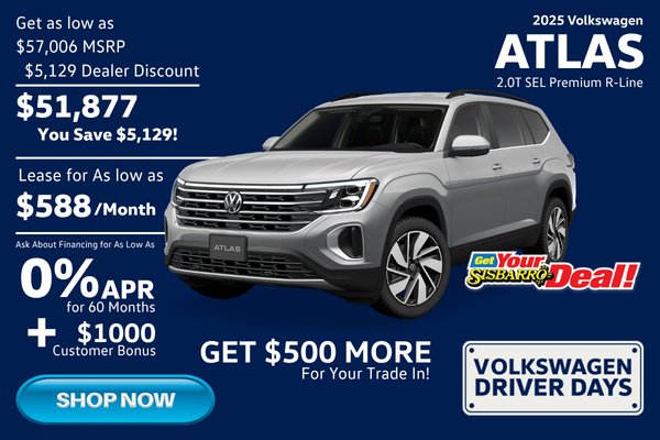 April 2026 Volkswagen Atlas Offers