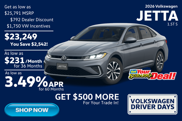 April 2026 Volkswagen Jetta Offers