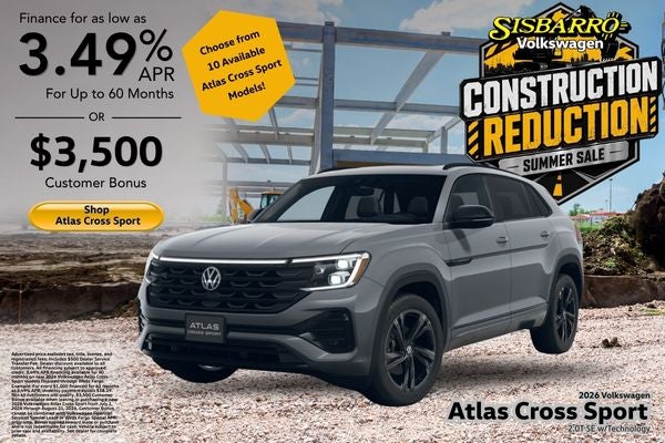 Get Your Sisbarro Deal on a New VW Atlas Cross Sport! 
