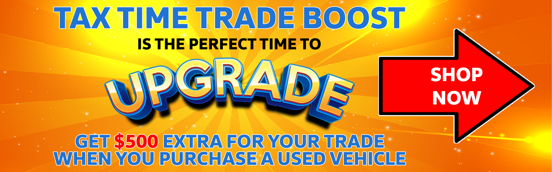 Tax Time Trade Boost on Used Cars