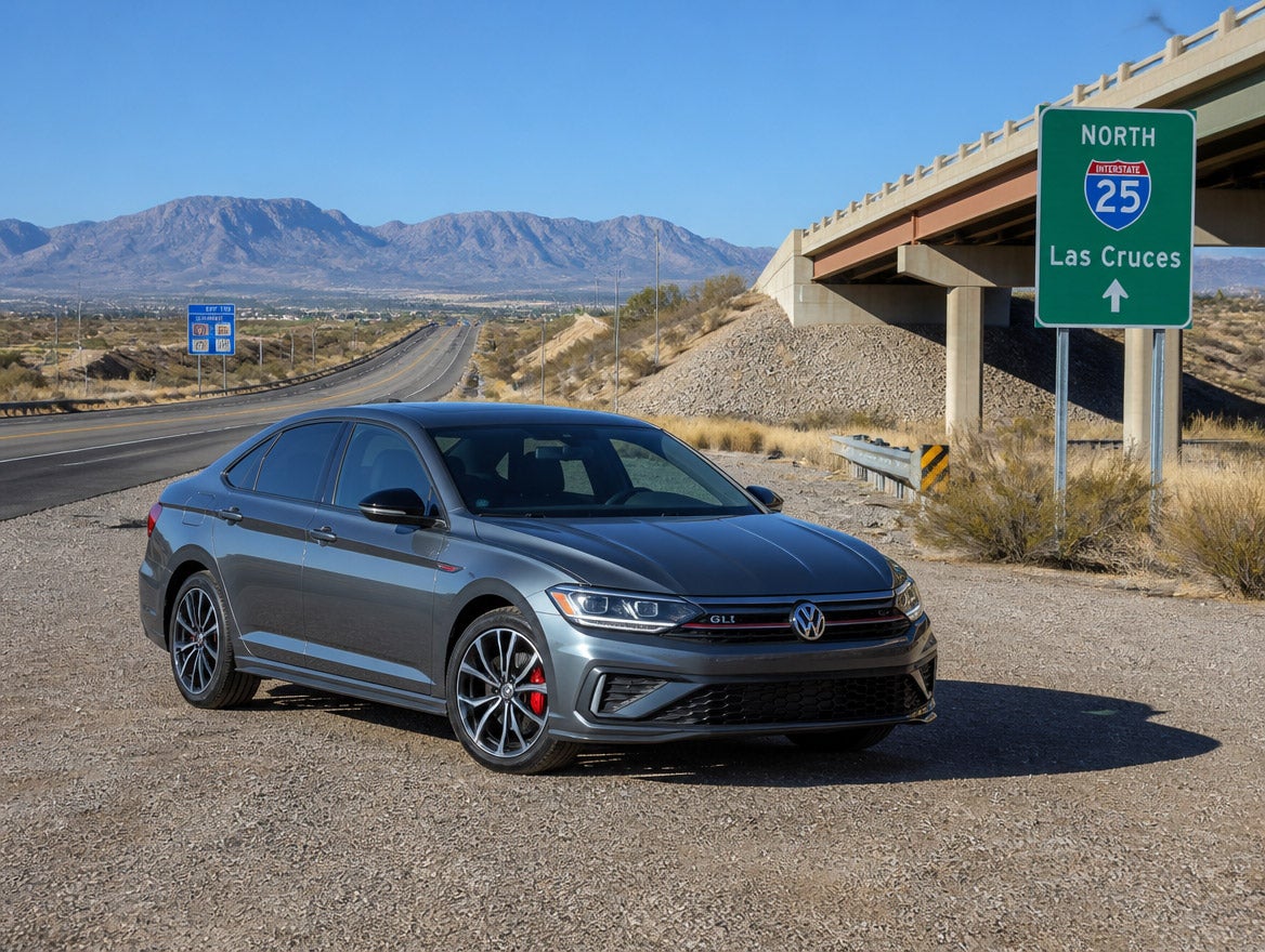 2026 Volkswagen Jetta GLI on I-25 near Las Cruces New Mexico