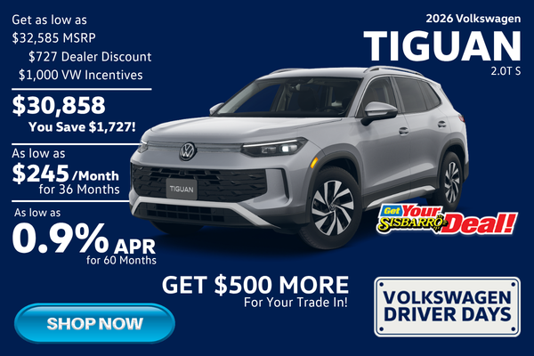2026 Volkswagen Tiguan 2.0T S